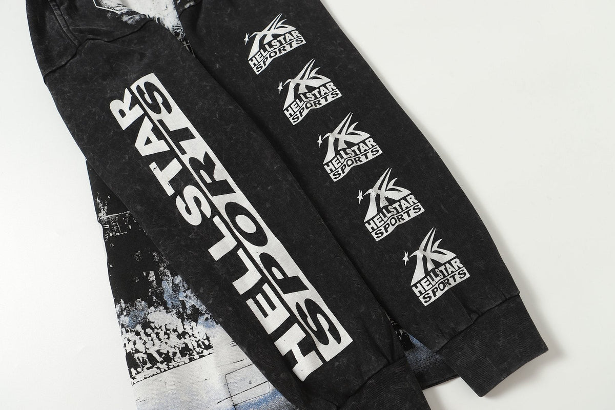 Hellstar Basketball Graphic Long-Sleeve T-Shirt — detail