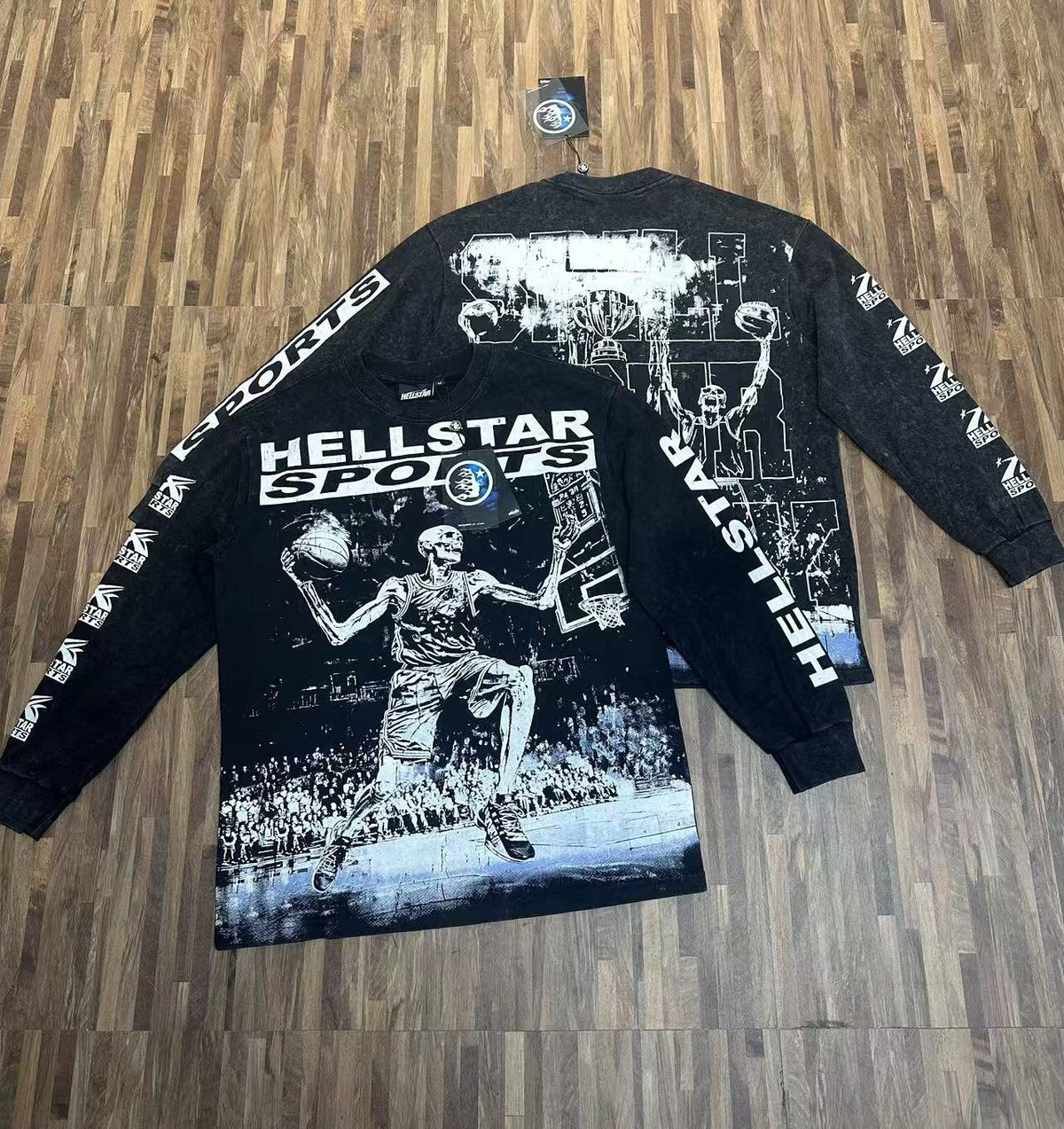 Hellstar Basketball Graphic Long-Sleeve T-Shirt — context