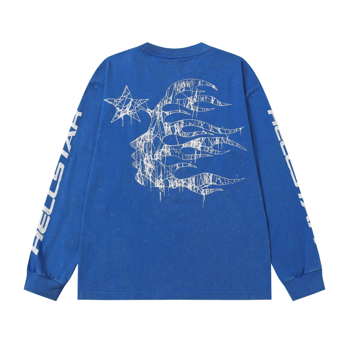 Hellstar Aircraft Star Graphic Long-Sleeve T-Shirt — back