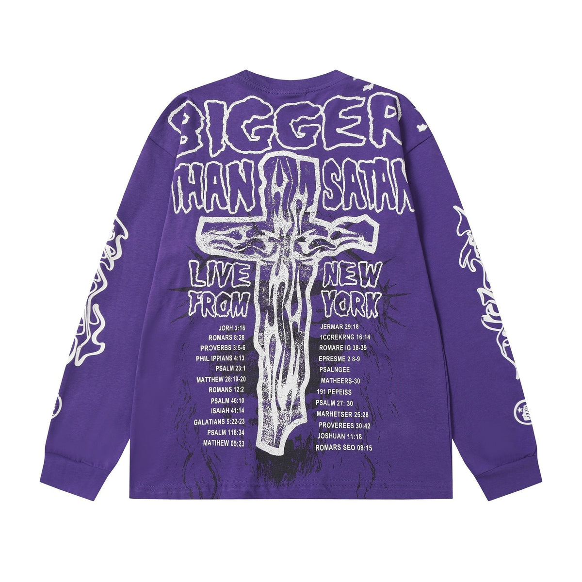 Hellstar Graphic Long-Sleeve T-Shirt — back