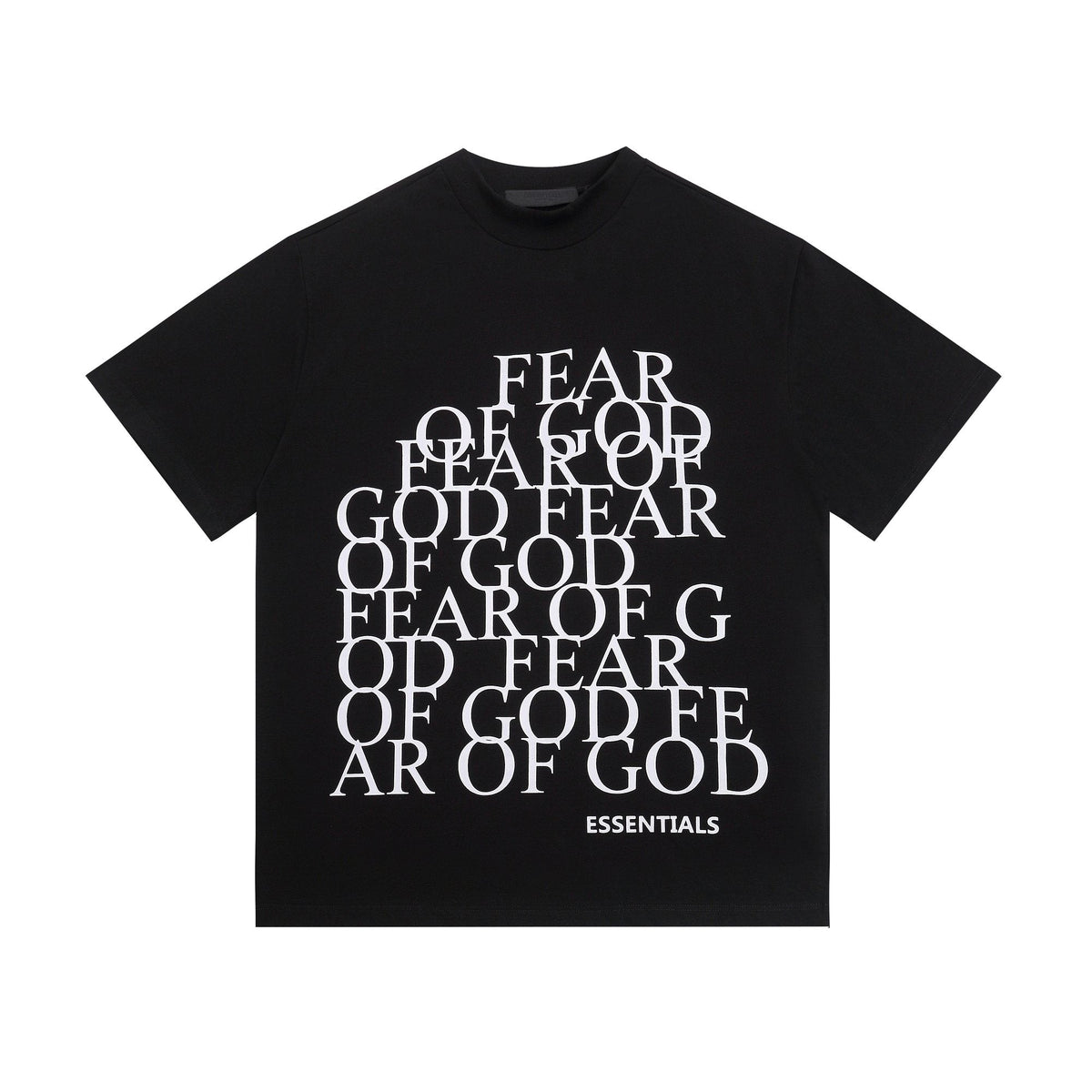 ESSENTIALS Stacked Text Graphic T-Shirt — hero