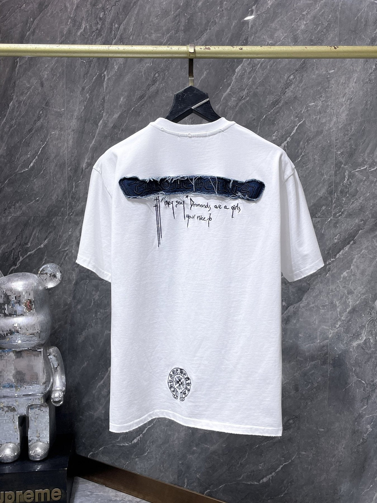 Chrome Hearts Cross Patch Graphic T-Shirt — back